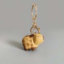moc khoa go capybara 4 5x3cm 4