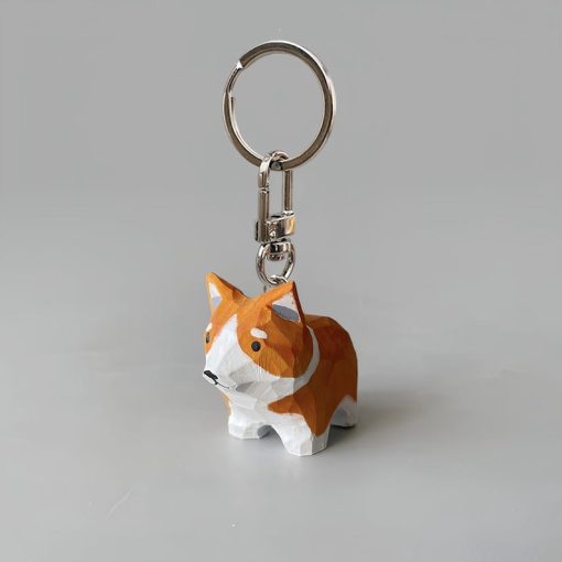 moc khoa go cho corgi 4 5x4cm 1