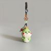 Móc Khóa Gỗ Hình Rắn Xanh 4x3 cm, chạm tay