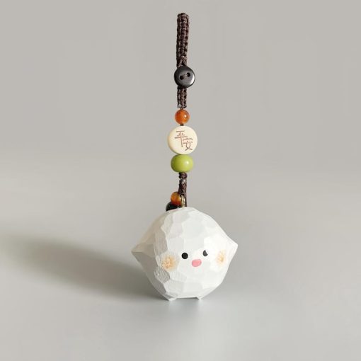 moc khoa go walawala trang 4x4cm 1