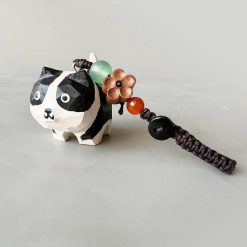 moc khoa cho border collie go dieu khac thu cong 4