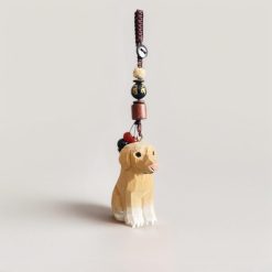 moc khoa cho labrador golden retriever go dieu khac thu cong 2
