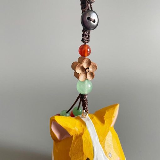 moc khoa corgi cute go dieu khac thu cong 3