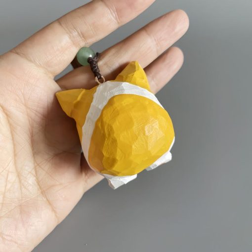 moc khoa corgi cute go dieu khac thu cong 6