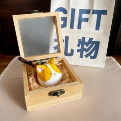 moc khoa corgi cute go dieu khac thu cong 7