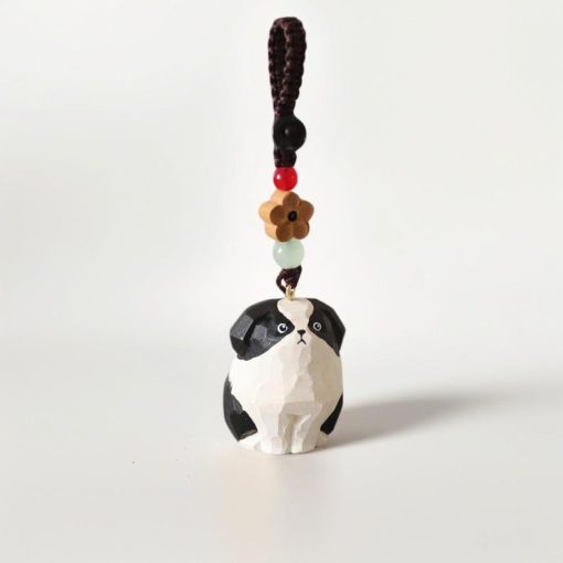 moc khoa go border collie thu cong 35x32x38 1