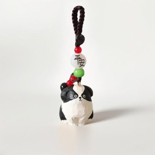 moc khoa go border collie thu cong 35x32x38 2