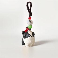 moc khoa go border collie thu cong 35x32x38 3