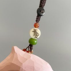 moc khoa go ca heo hong 8 5x4cm 7