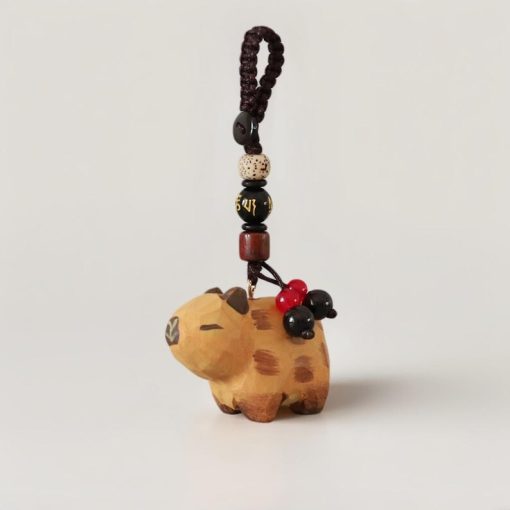 moc khoa go capybara van 4 5x3cm 2