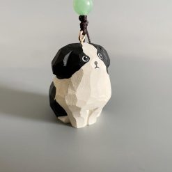 moc khoa go cho border collie 4x3 3cm 5