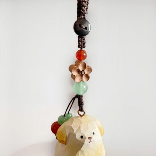 moc khoa go cho golden retriever thu cong 40x32x38 1