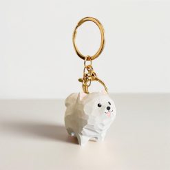 moc khoa go cho samoyed 4 7x4cm 3