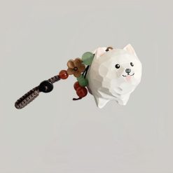 moc khoa go cho samoyed 4 7x4cm 5