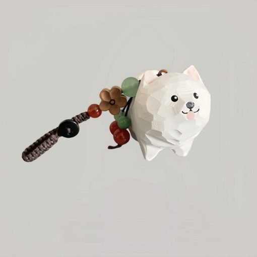 moc khoa go cho samoyed 4 7x4cm 5