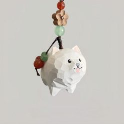 moc khoa go cho samoyed 4 7x4cm 7