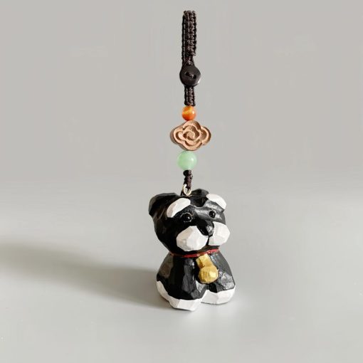 moc khoa go cho schnauzer 4x3cm 2 2
