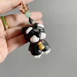 moc khoa go cho schnauzer 4x3cm 2 4