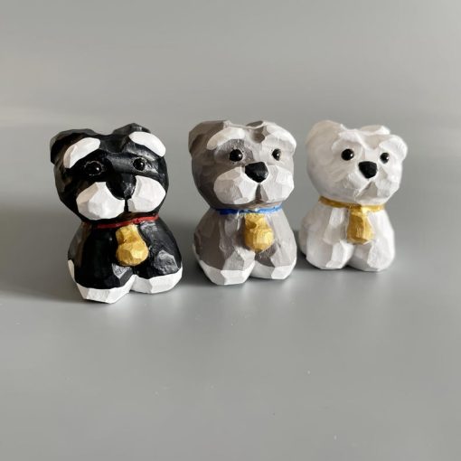 moc khoa go cho schnauzer 4x3cm 2 5