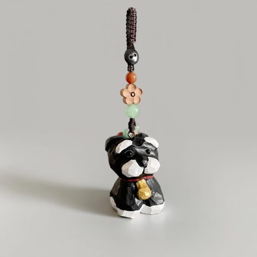 moc khoa go cho schnauzer 4x3cm 2