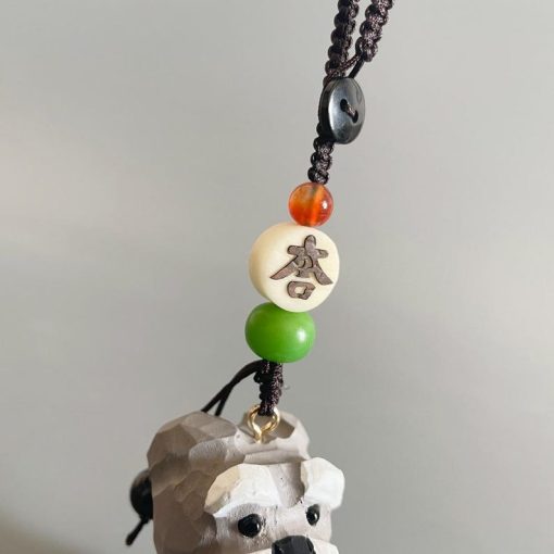 moc khoa go cho schnauzer thu cong 40x30x25 5