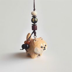 moc khoa go cho shiba inu 4x2 5cm 2 5