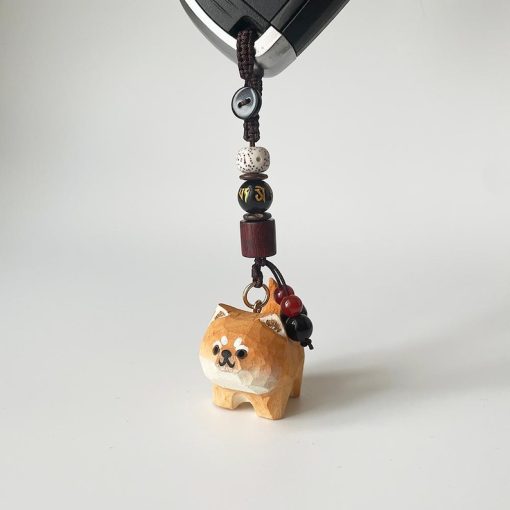 moc khoa go cho shiba inu 4x2 5cm 2 7