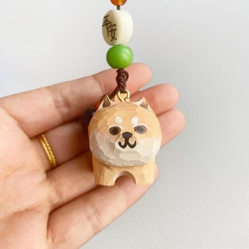 moc khoa go cho shiba inu 4x2 5cm 3