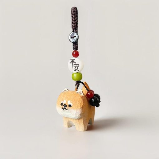 moc khoa go cho shiba inu 4x2 5cm 5