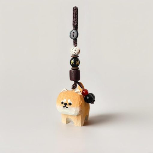 moc khoa go cho shiba inu 4x2 5cm 6