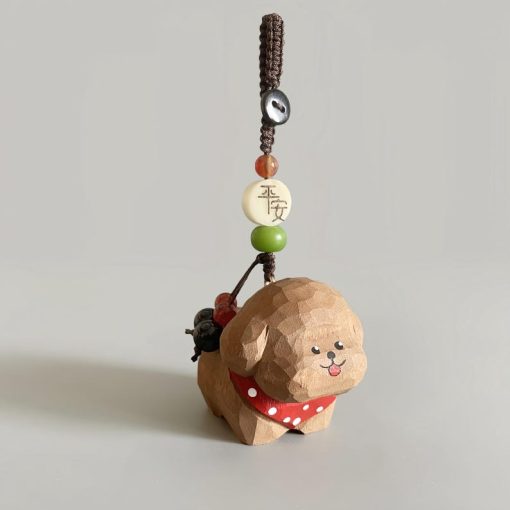 moc khoa go cho teddy 5x4cm 1