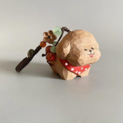 moc khoa go cho teddy 5x4cm 9