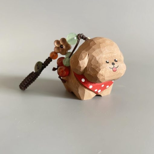 moc khoa go cho teddy 5x4cm 9