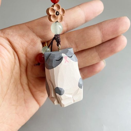 moc khoa go meo anh dom 3 5x2 5cm 5