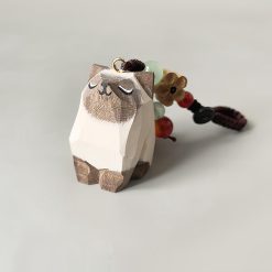 moc khoa go meo siamese 4x3cm 2