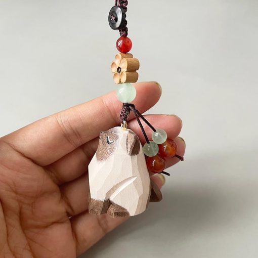 moc khoa go meo siamese 4x3cm 4