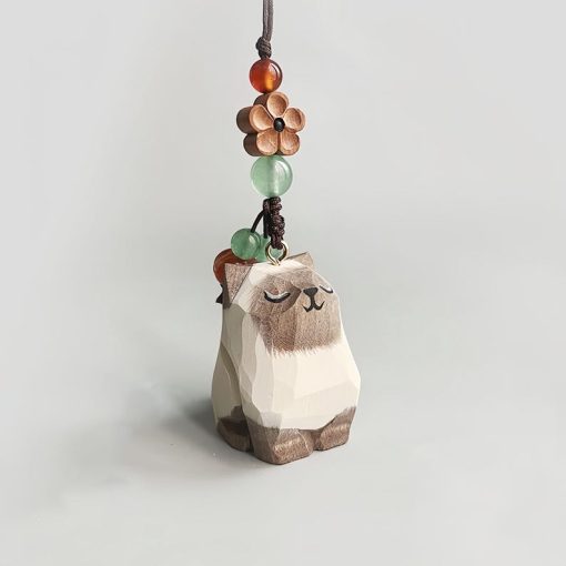 moc khoa go meo siamese 4x3cm 7