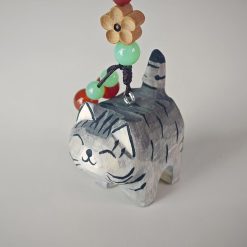 moc khoa go meo van xam 4x3cm 4