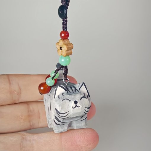 moc khoa go meo van xam 4x3cm 6