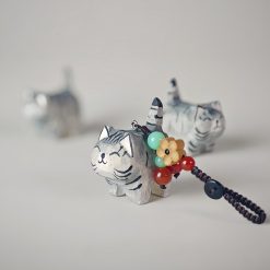 moc khoa go meo van xam 4x3cm 8