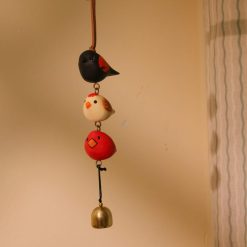 Chuỗi 3 Tượng Chim Gỗ Thủ Công