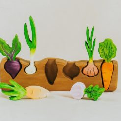 bo xep hinh rau cu go montessori 2