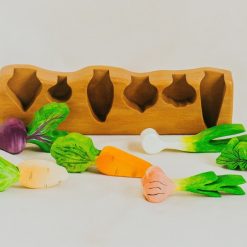 bo xep hinh rau cu go montessori 3