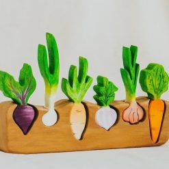 bo xep hinh rau cu go montessori 5