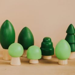 Cây gỗ thủ công sơn tay Montessori Waldorf 5–12cm