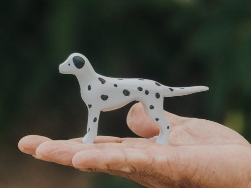 cho dalmatian go thu cong