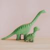 Đồ chơi khủng long Apatosaurus gỗ thủ công 30x17cm