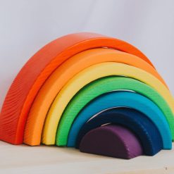 do choi xep chong cau vong va mat troi go montessori 25cm 6