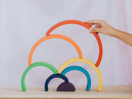do choi xep chong cau vong va mat troi go montessori 25cm 7
