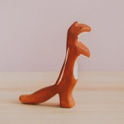 Chồn đất Meerkat gỗ thủ công sơn tay Montessori 8x9.5cm